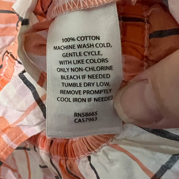 ABOUND Coral Plaid Puff Sleeve Crop Top Cottagecore Ruched Front Blouse‎ Size S - Picture 3 of 9